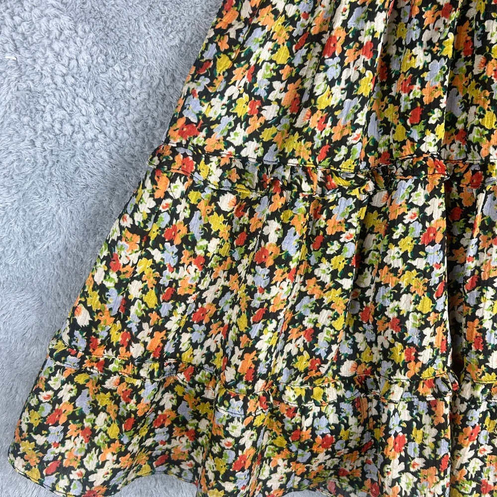 Nice!! Urban Outfitters Cap Sleeves Babydoll Floral Mini Dress Women’s, Size XS - Picture 10 of 14
